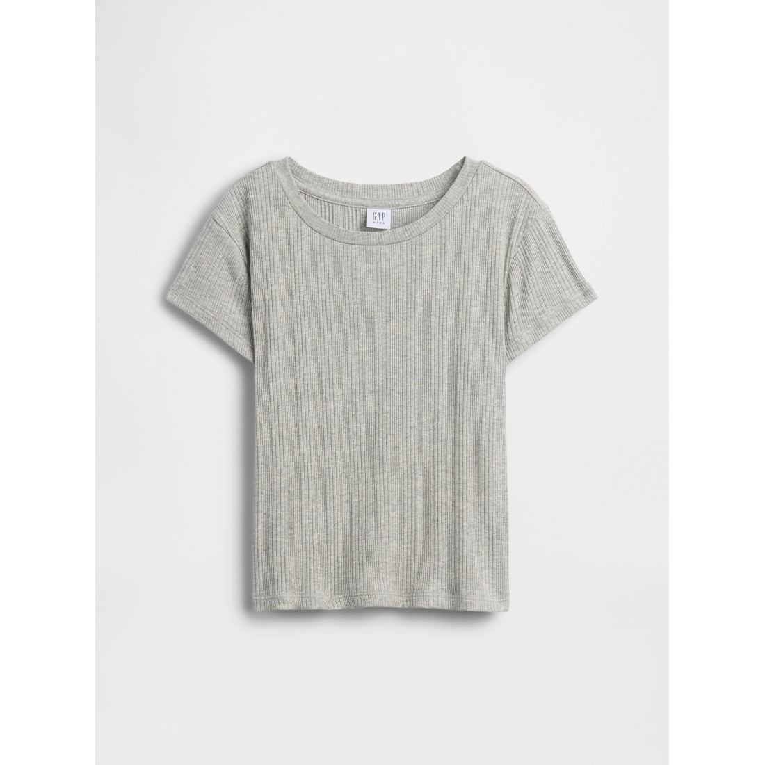 Girls' Variegated Rib Fitted T-Shirt