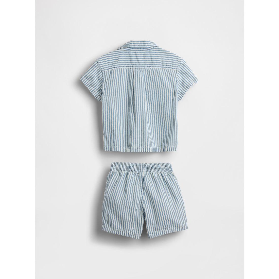 Baby Denim Stripe Outfit Set