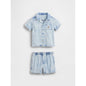 Baby Denim Stripe Outfit Set