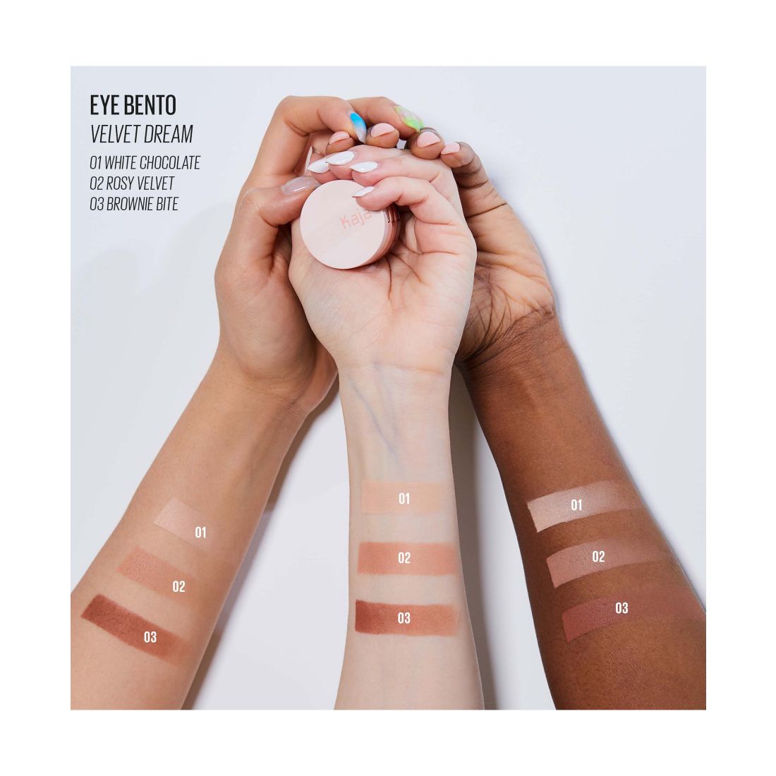 Kaja Eye Bento Bouncy Eyeshadow Trio