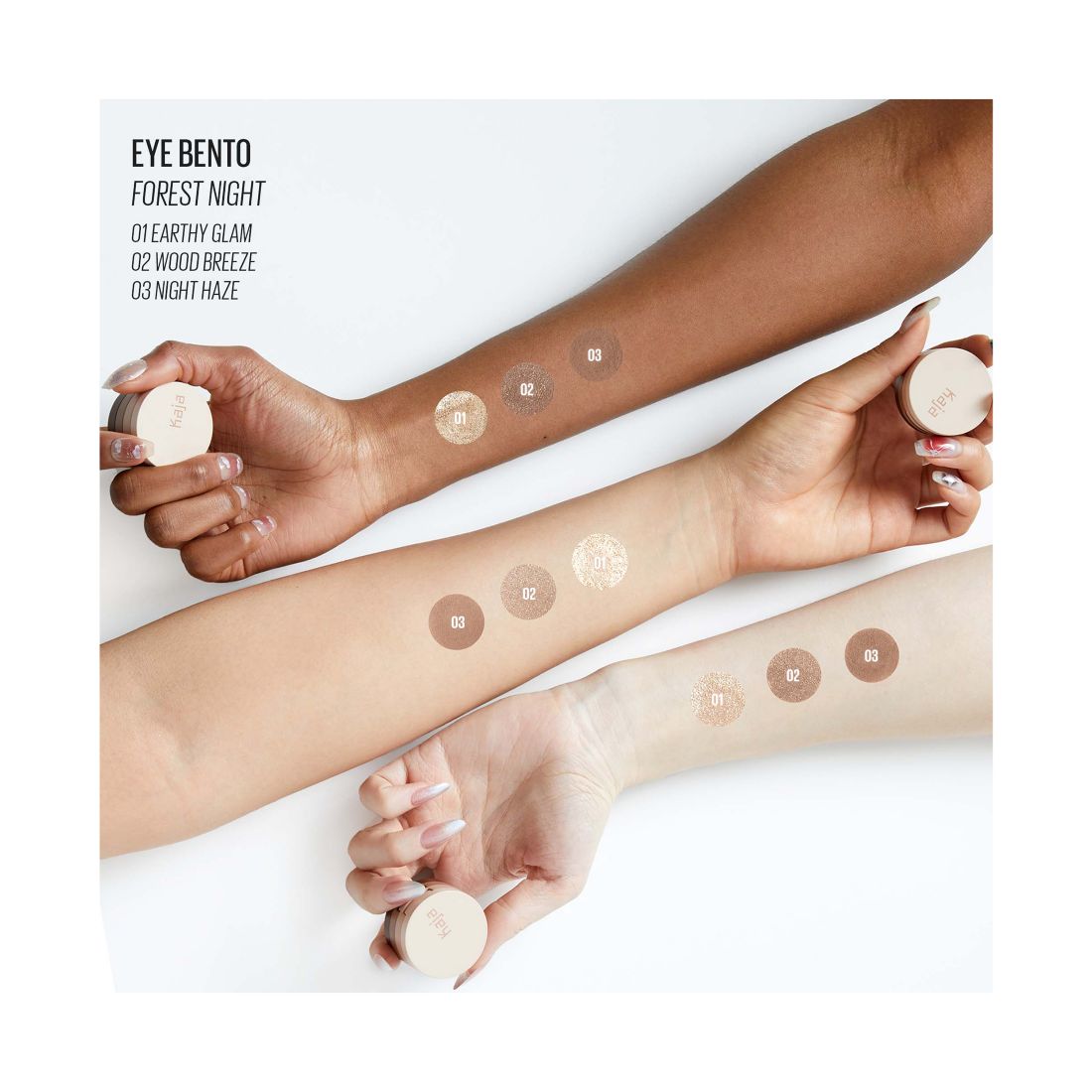 Kaja Eye Bento Bouncy Eyeshadow Trio