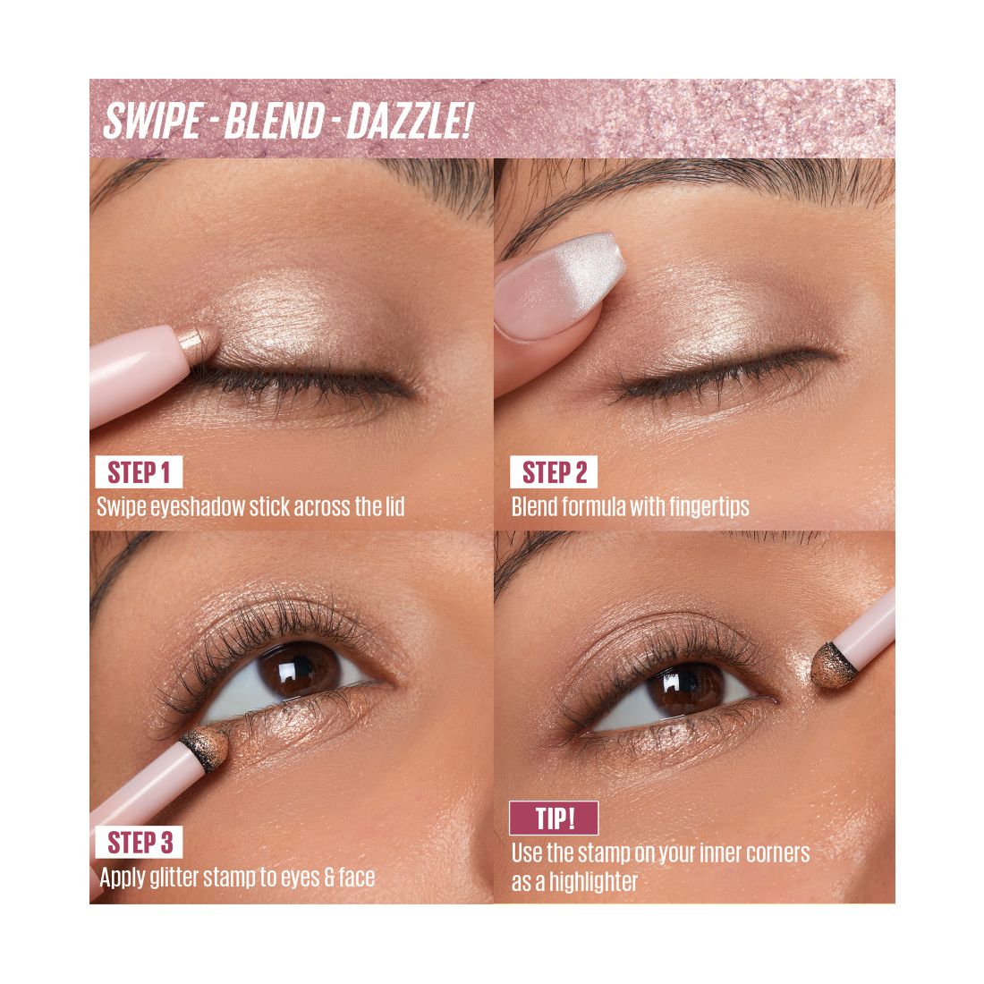 Kaja Wink Dazzle Dual-Ended Eyeshadow Stick