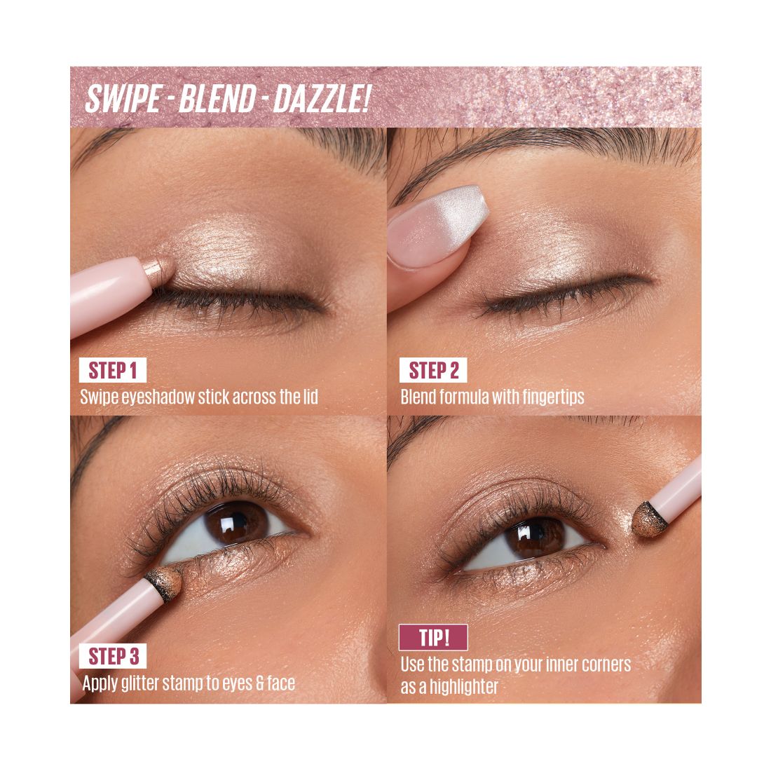 Kaja Wink Dazzle Dual-Ended Eyeshadow Stick