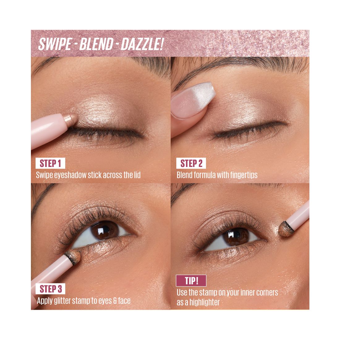 Kaja Wink Dazzle Dual-Ended Eyeshadow Stick