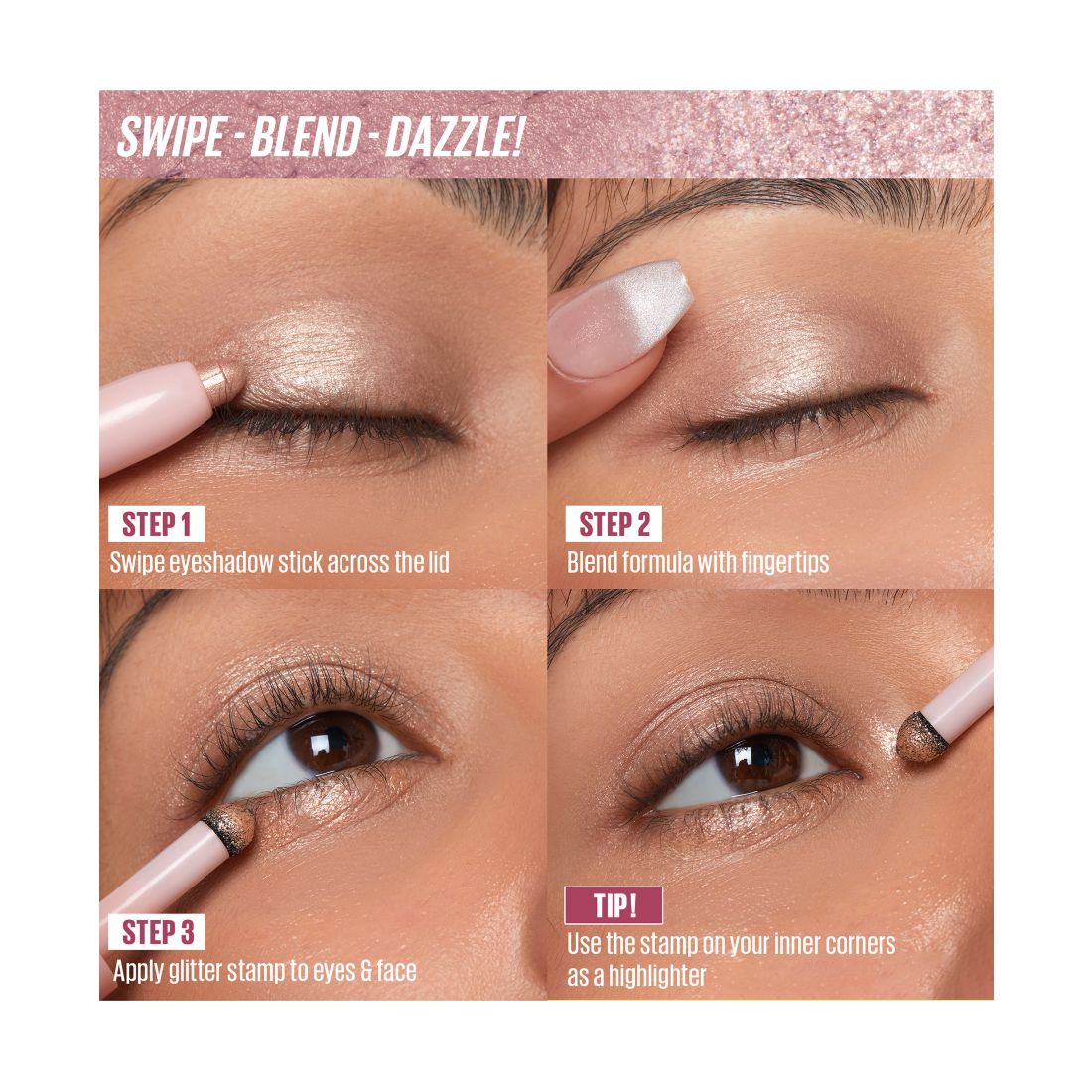 Kaja Wink Dazzle Dual-Ended Eyeshadow Stick