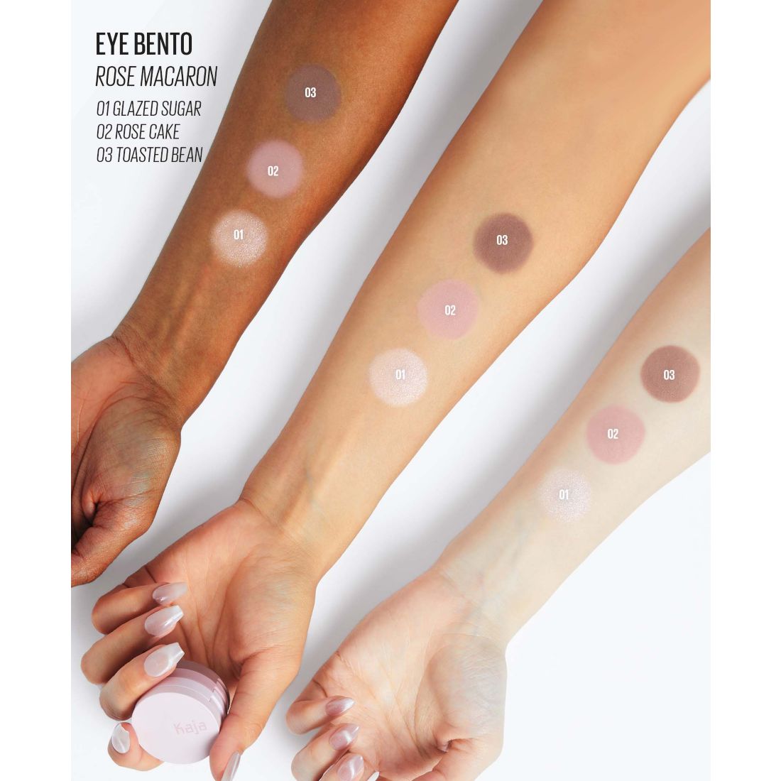 Kaja Eye Bento Bouncy Eyeshadow Trio