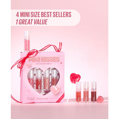 Kaja 4-Pc. Mini Kisses Juicy Glass Lip Oil Set, 0.07 fl. oz