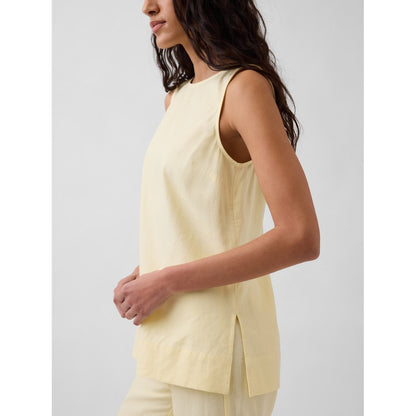 Women's Linen-Blend Shell Tank Top