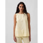 Women's Linen-Blend Shell Tank Top