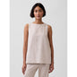 Women's Linen-Blend Shell Tank Top