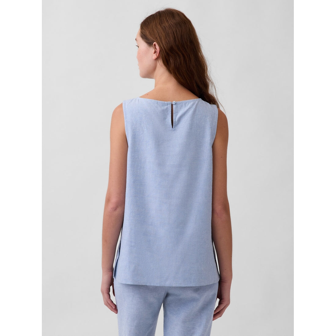 Women's Linen-Blend Shell Tank Top