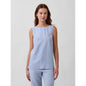 Women's Linen-Blend Shell Tank Top