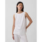 Women's Linen-Blend Shell Tank Top