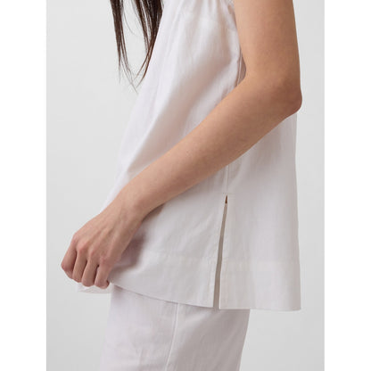 Women's Linen-Blend Shell Tank Top
