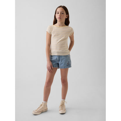 Girls' Low Rise Stride Denim Shorts