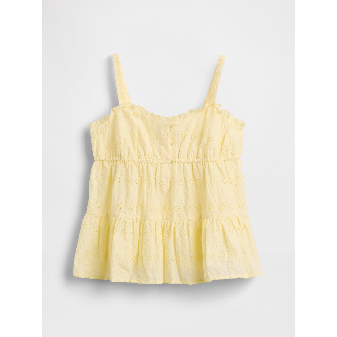 Girls' Tiered Eyelet Tank Top