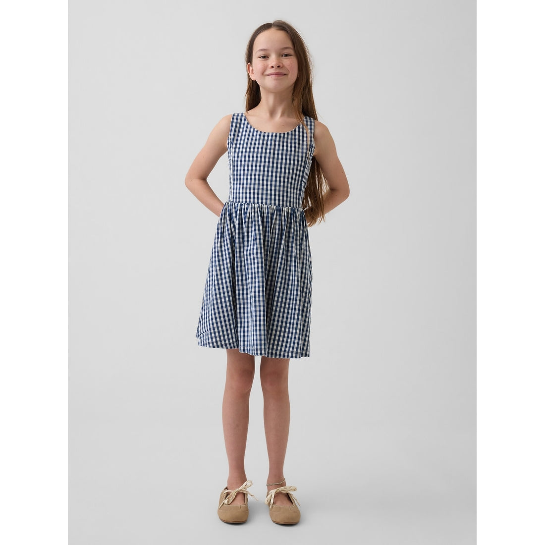 Girls' Eyelet Dress