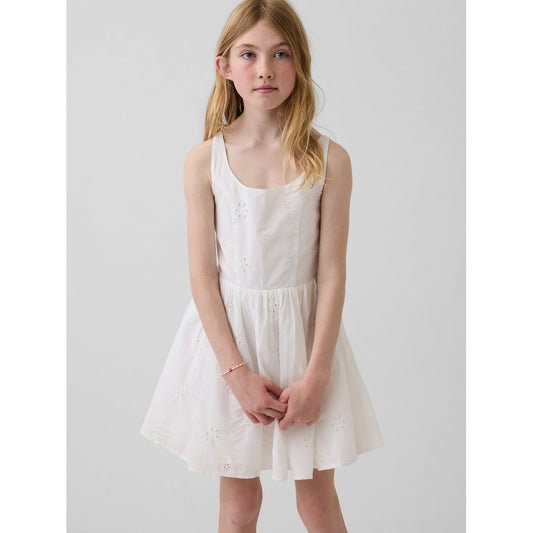 Girls' Eyelet Dress