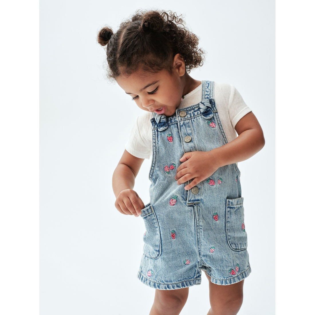 Toddler × Disney & Denim Shortalls