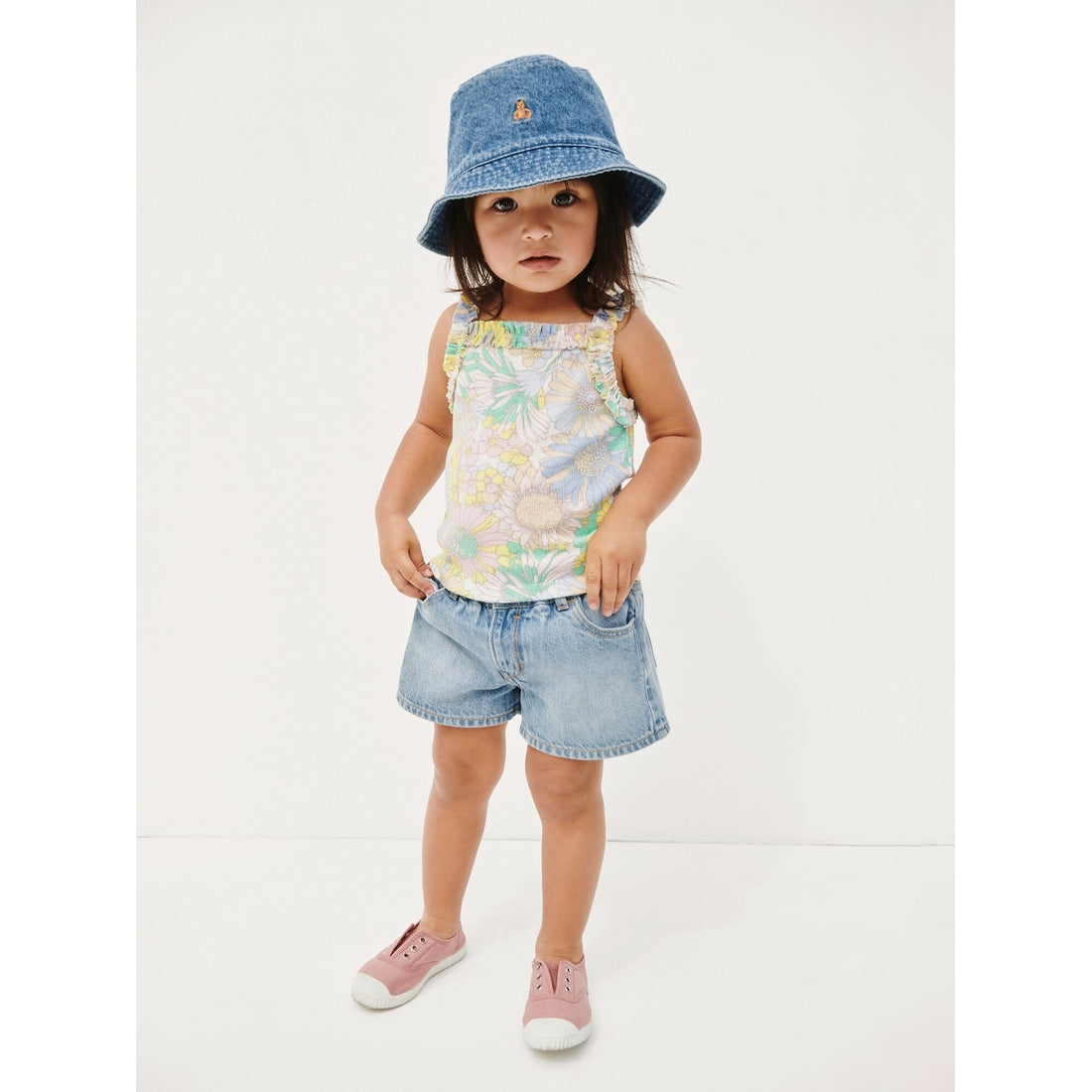 Toddler × Disney & Stride Denim Shorts