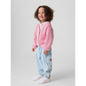 Toddler & Stripe Pull-On Barrel Jeans