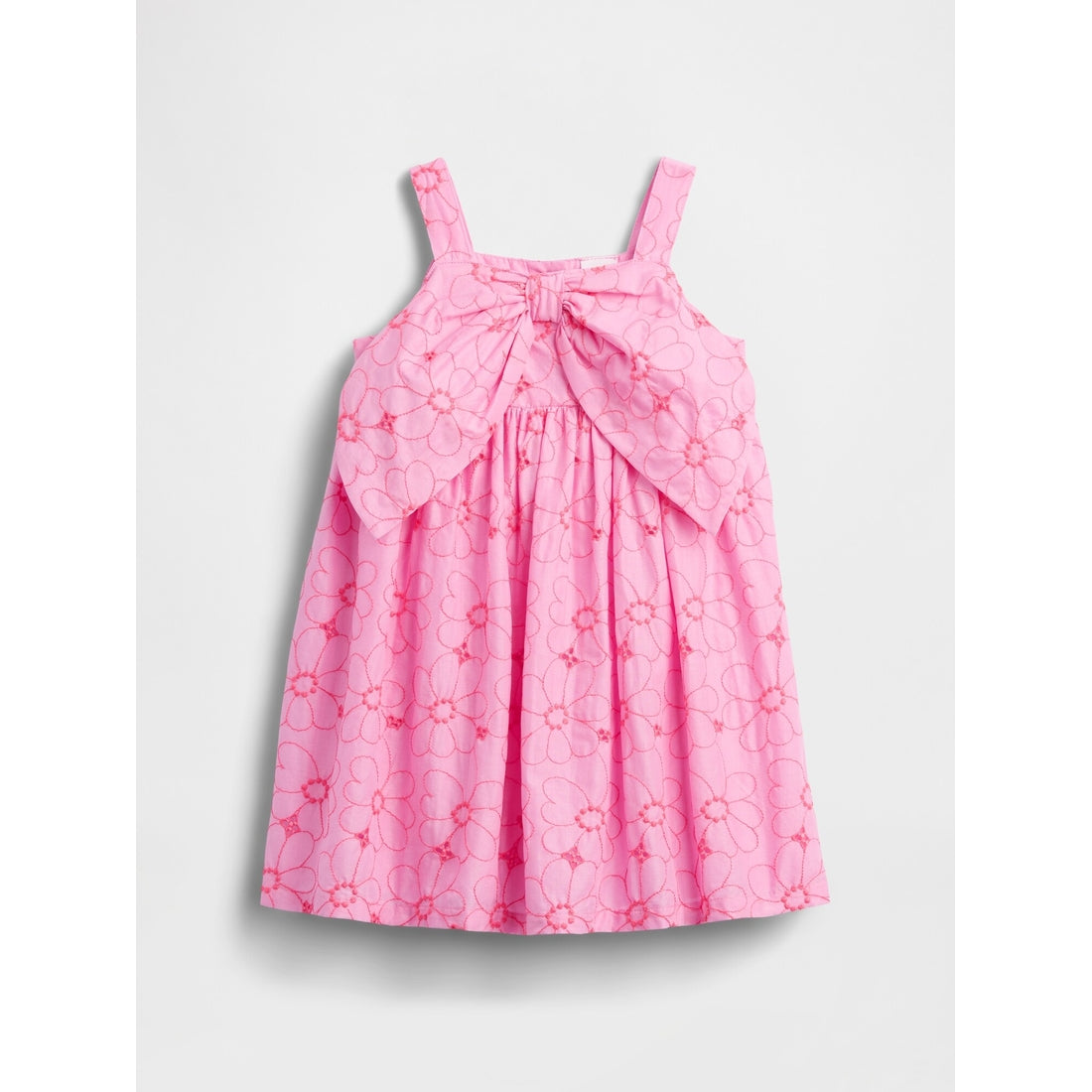 Baby & Floral Eyelet Bow Dress
