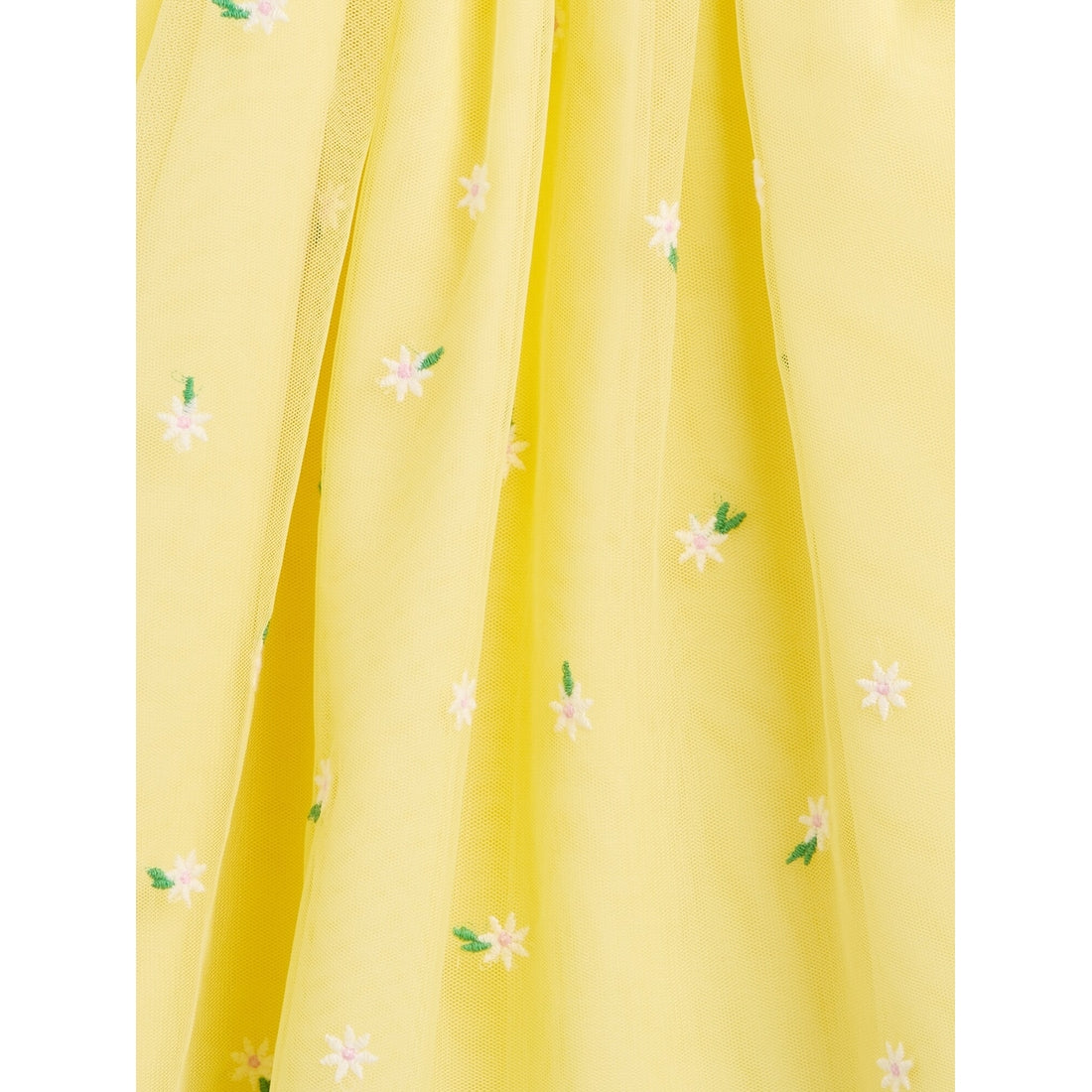 Toddler & Embroidered Daisy Tulle Dress