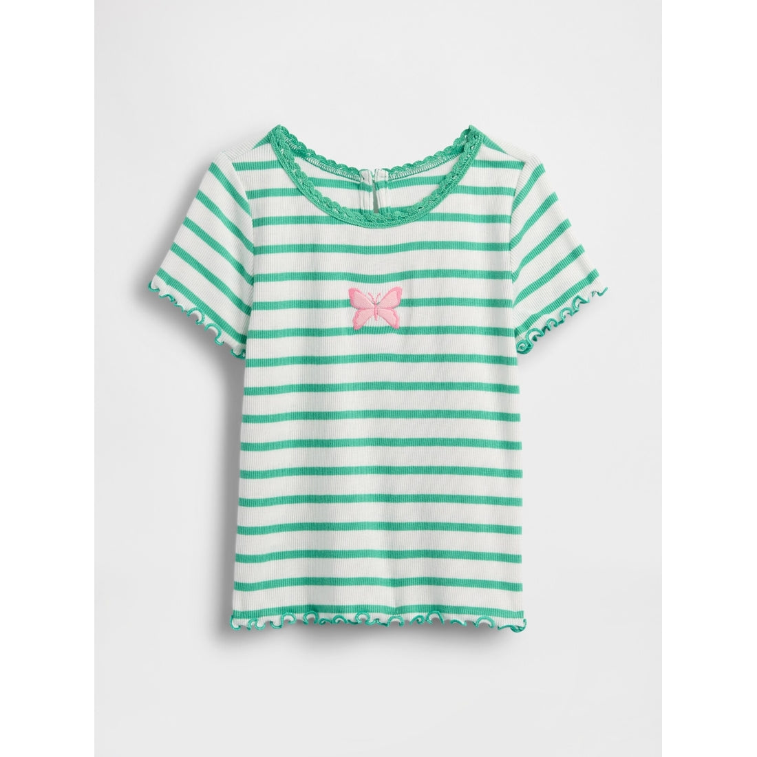 Toddler & Embroidered Rib T-Shirt