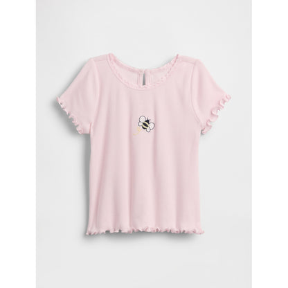 Toddler & Embroidered Rib T-Shirt
