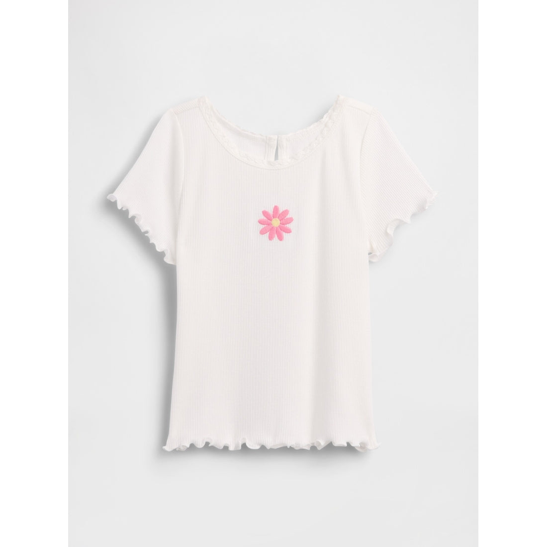 Toddler & Embroidered Rib T-Shirt