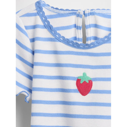 Toddler & Embroidered Rib T-Shirt