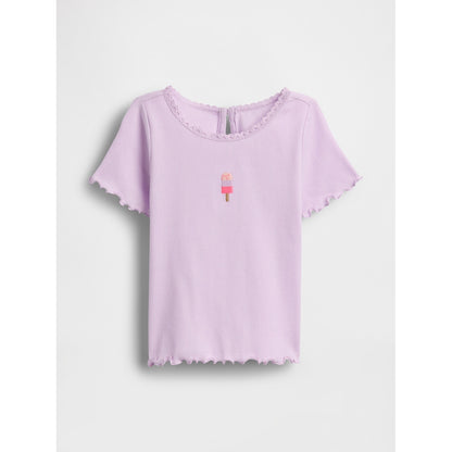 Toddler & Embroidered Rib T-Shirt