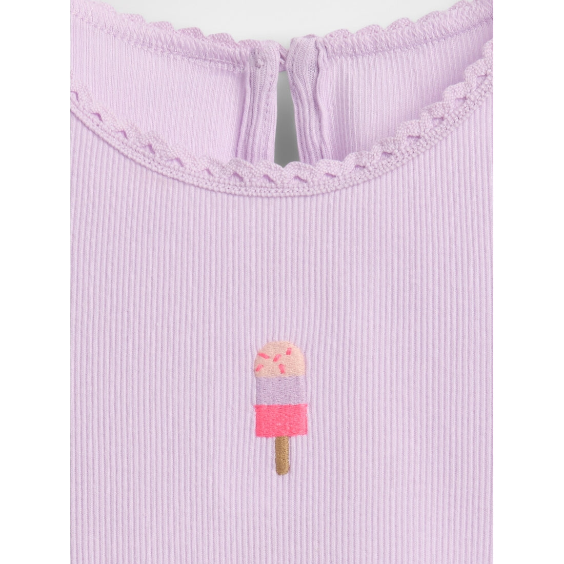 Toddler & Embroidered Rib T-Shirt