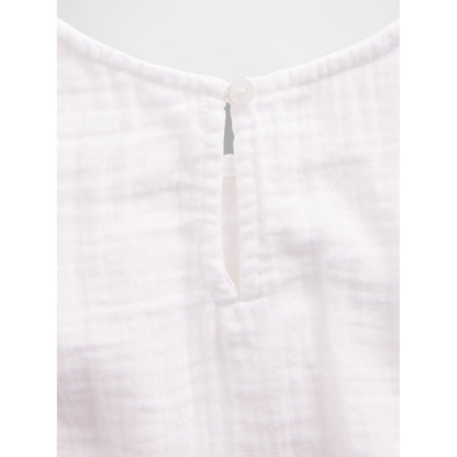 Women's Cotton Gauze Racer Shell Tank Top
