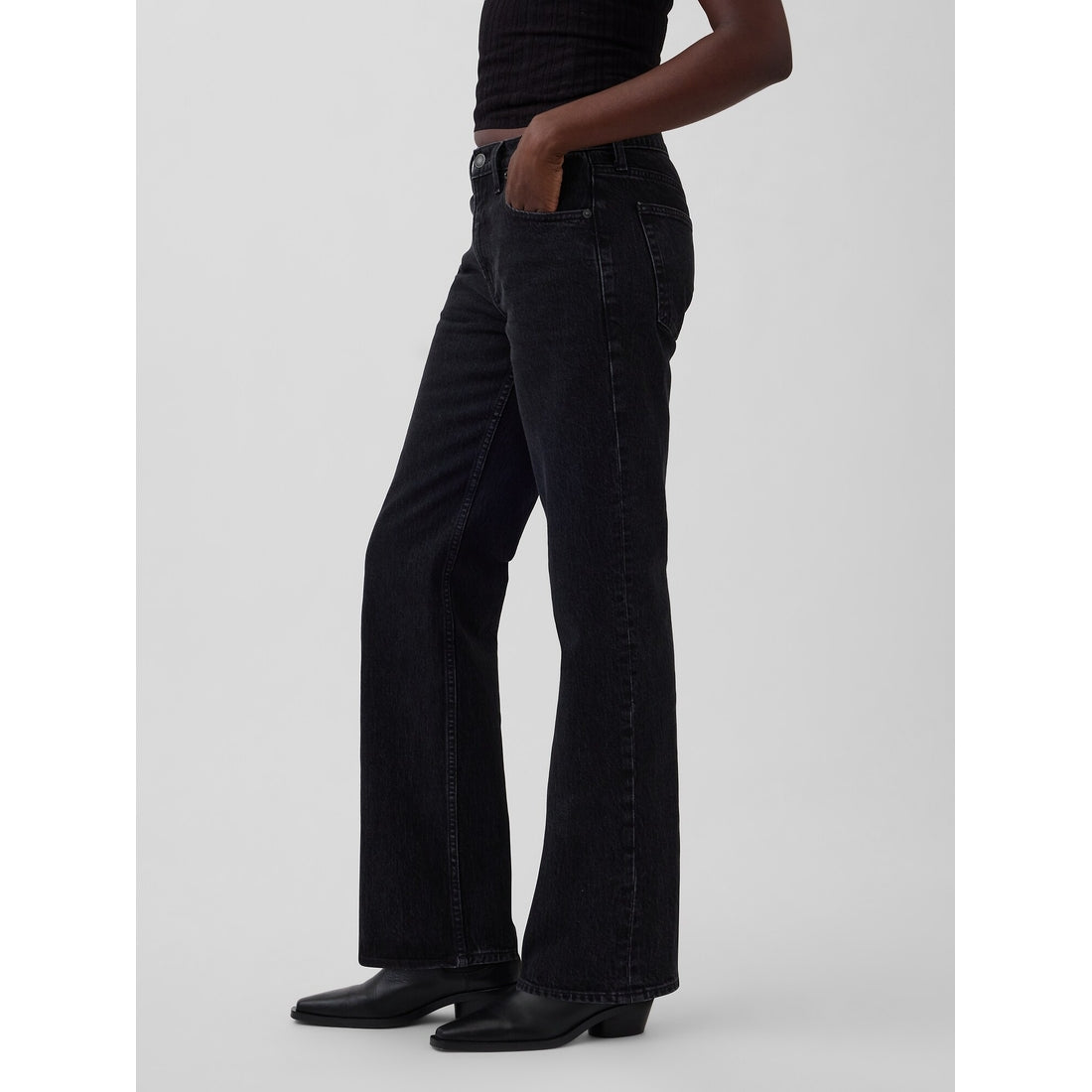 Women's Mid Rise Straight Jeans