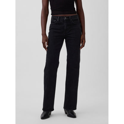 Women's Mid Rise Straight Jeans