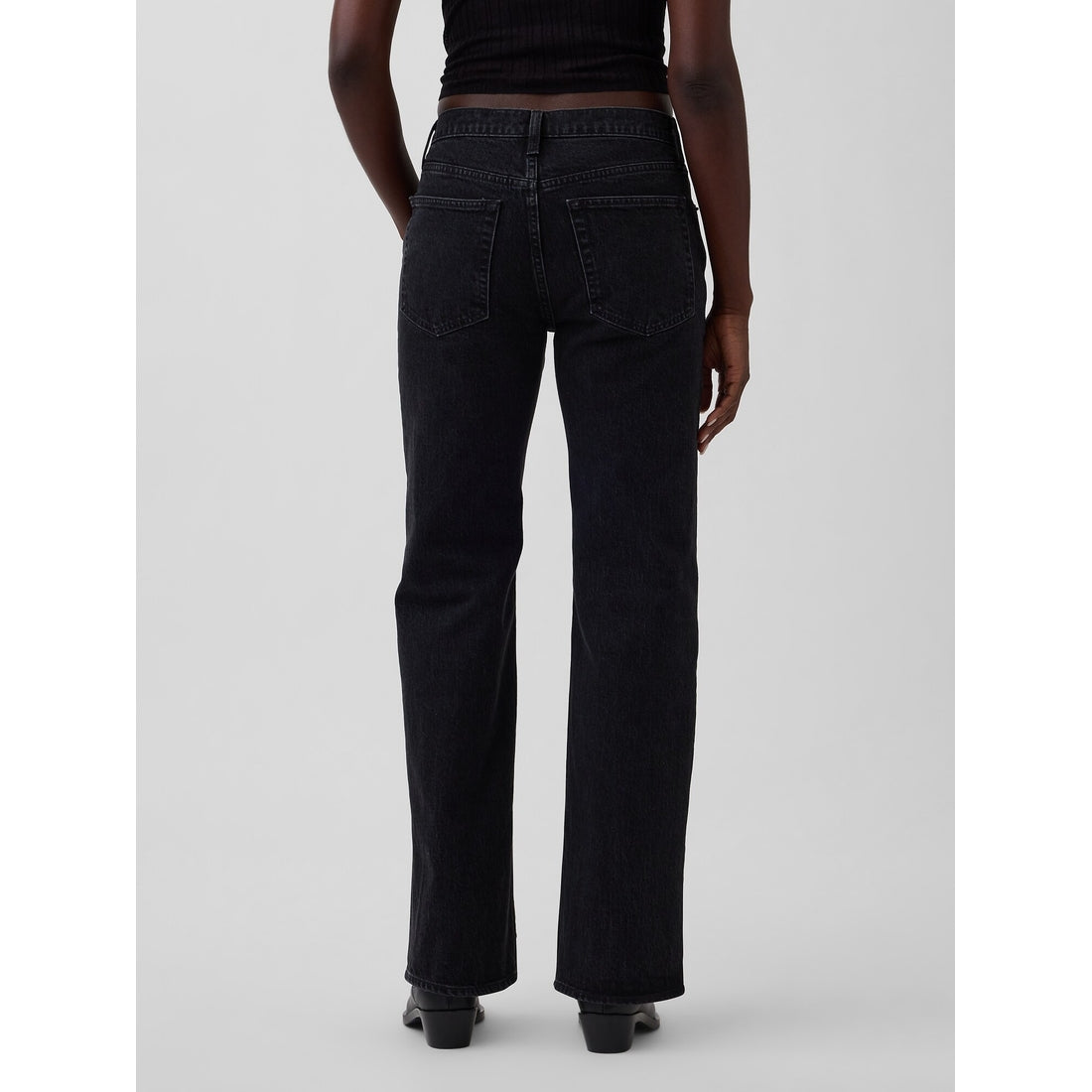 Women's Mid Rise Straight Jeans