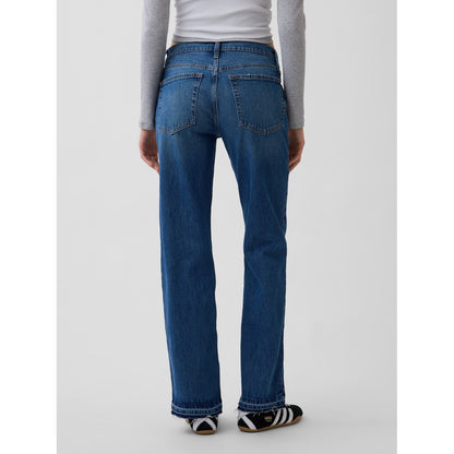 Women's Mid Rise Straight Jeans