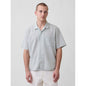 Men's Linen-Cotton Relaxed Straight-Hem Shirt