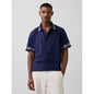 Men's Linen-Cotton Relaxed Straight-Hem Shirt