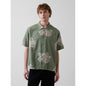 Men's Linen-Cotton Relaxed Straight-Hem Shirt