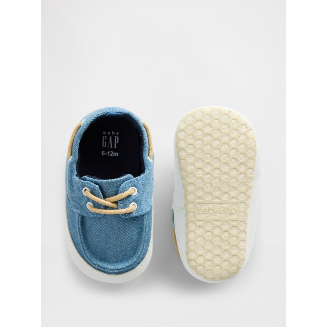 Baby Denim Boat Shoes