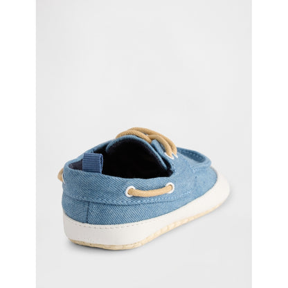 Baby Denim Boat Shoes