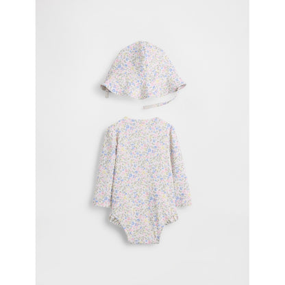 Toddler Floral Rash Guard Swim Set