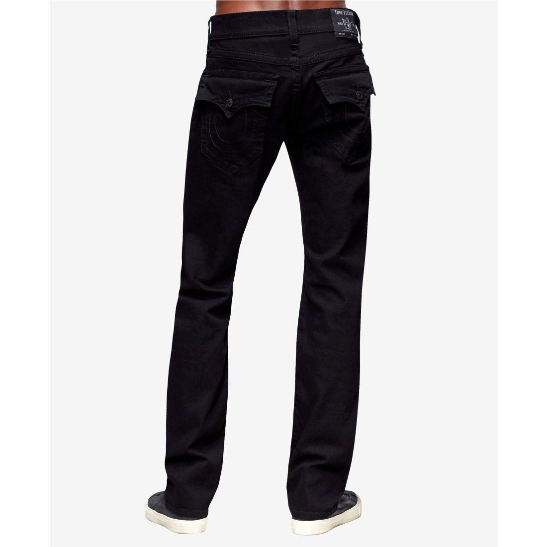True Religion Men's Ricky Straight Fit Jeans with Back Flap Pockets