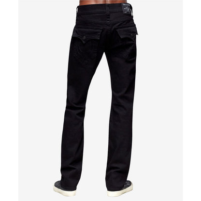 True Religion Men's Ricky Straight Fit Jeans with Back Flap Pockets