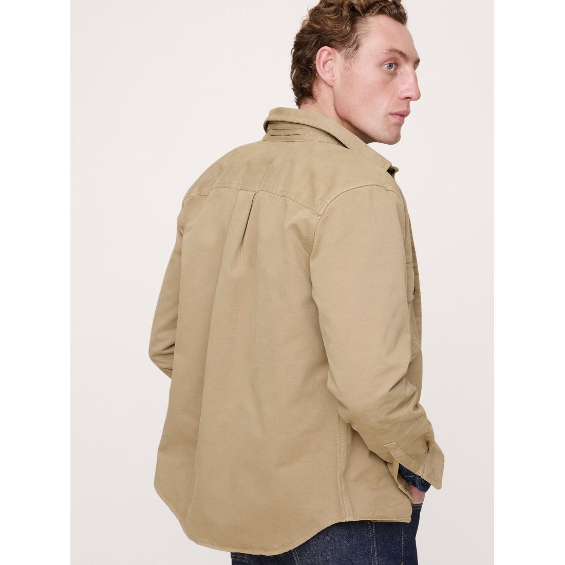 Men's Cotton Twill Overshirt