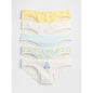 Girls' Organic Stretch Cotton Bikini Briefs (5-Pack)
