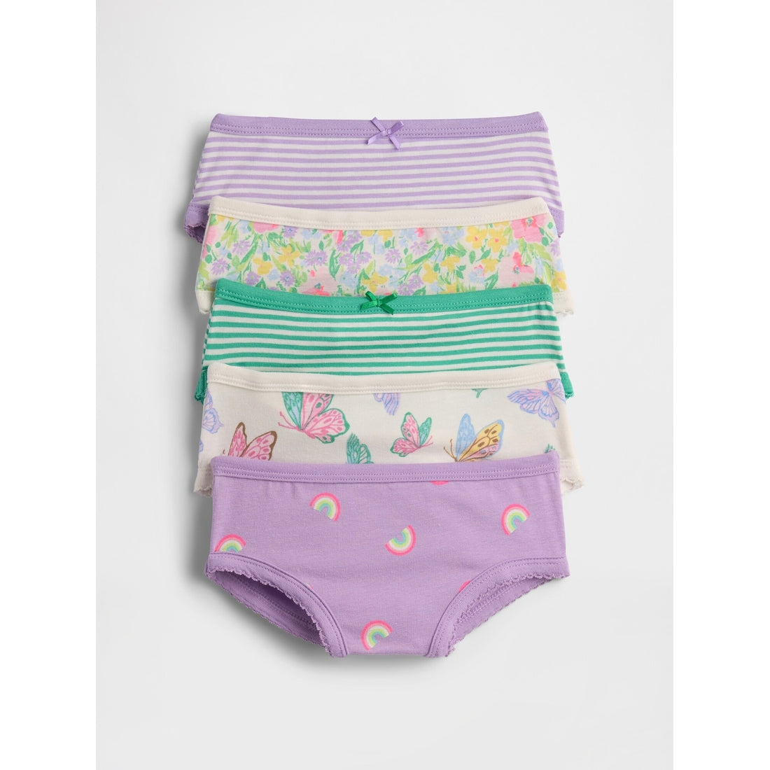 Toddler Organic Stretch Cotton Shorty Briefs (5-Pack)