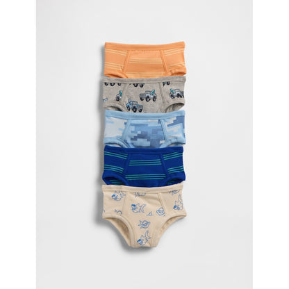 Toddler Organic Stretch Cotton Briefs (5-Pack)